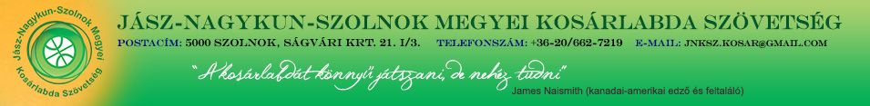 J�sz-Nagykun-Szolnok Megyei Kos�rlabda Sz�vets�g